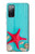 S3428 アクア 海星 貝 Aqua Wood Starfish Shell Samsung Galaxy S20 FE バックケース、フリップケース・カバー