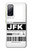 S3664 航空会社の旅行手荷物ラベル Airline Travel Luggage Label Samsung Galaxy S20 FE バックケース、フリップケース・カバー