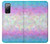 S3747 トランスフラッグポリゴン Trans Flag Polygon Samsung Galaxy S20 FE バックケース、フリップケース・カバー
