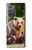 S3558 くまの家族 Bear Family Samsung Galaxy Z Fold2 5G バックケース、フリップケース・カバー