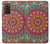 S3694 ヒッピーアートパターン Hippie Art Pattern Samsung Galaxy Z Fold2 5G バックケース、フリップケース・カバー