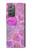 S3710 ピンクのラブハート Pink Love Heart Samsung Galaxy Z Fold2 5G バックケース、フリップケース・カバー