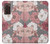 S3716 バラの花柄 Rose Floral Pattern Samsung Galaxy Z Fold2 5G バックケース、フリップケース・カバー