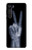 S3101 X線平和サイン手指 X-ray Peace Sign Fingers Motorola Edge バックケース、フリップケース・カバー