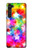 S3292 カラフルディスコスター Colourful Disco Star Motorola Edge バックケース、フリップケース・カバー
