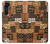 S3460 マリ芸術 Mali Art Pattern Motorola Edge バックケース、フリップケース・カバー