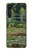S3674 クロードモネ歩道橋とスイレンプール Claude Monet Footbridge and Water Lily Pool Motorola Edge バックケース、フリップケース・カバー