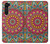 S3694 ヒッピーアートパターン Hippie Art Pattern Motorola Edge バックケース、フリップケース・カバー
