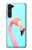 S3708 ピンクのフラミンゴ Pink Flamingo Motorola Edge バックケース、フリップケース・カバー