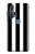 S2297 黒と白の縦縞 Black and White Vertical Stripes Motorola Edge+ バックケース、フリップケース・カバー