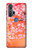 S2543 花柄の着物 Japanese Kimono Style Flower Pattern Motorola Edge+ バックケース、フリップケース・カバー