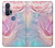 S3050 ヴィンテージパステルの花 Vintage Pastel Flowers Motorola Edge+ バックケース、フリップケース・カバー