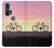 S3252 自転車 日没 Bicycle Sunset Motorola Edge+ バックケース、フリップケース・カバー