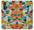 S3391 モザイクアートグラフィック Abstract Art Mosaic Tiles Graphic Motorola Edge+ バックケース、フリップケース・カバー