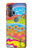 S3407 ヒッピーアート Hippie Art Motorola Edge+ バックケース、フリップケース・カバー