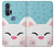 S3542 かわいい猫漫画 Cute Cat Cartoon Motorola Edge+ バックケース、フリップケース・カバー