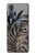 S3692 灰色の黒いヤシの葉 Gray Black Palm Leaves Motorola Edge+ バックケース、フリップケース・カバー