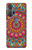 S3694 ヒッピーアートパターン Hippie Art Pattern Motorola Edge+ バックケース、フリップケース・カバー