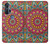 S3694 ヒッピーアートパターン Hippie Art Pattern Motorola Edge+ バックケース、フリップケース・カバー