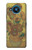 S0214 フィンセント・ファン・ゴッホ 15本のひまわり Van Gogh Vase Fifteen Sunflowers Nokia 8.3 5G バックケース、フリップケース・カバー