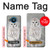 S1566 白フクロウ シロフクロウ Snowy Owl White Owl Nokia 8.3 5G バックケース、フリップケース・カバー