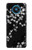 S2544 黒花柄の着物 Japanese Kimono Style Black Flower Pattern Nokia 8.3 5G バックケース、フリップケース・カバー