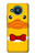 S2760 イエロー アヒル タキシード 漫画 Yellow Duck Tuxedo Cartoon Nokia 8.3 5G バックケース、フリップケース・カバー