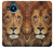 S2870 ライオン Lion King of Beasts Nokia 8.3 5G バックケース、フリップケース・カバー