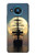 S2897 海賊船 ムーン・ナイト Pirate Ship Moon Night Nokia 8.3 5G バックケース、フリップケース・カバー