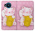 S3025 招き猫 Pink Maneki Neko Lucky Cat Nokia 8.3 5G バックケース、フリップケース・カバー