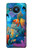 S3227 水中の世界の漫画 Underwater World Cartoon Nokia 8.3 5G バックケース、フリップケース・カバー