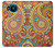 S3402 ペイズリー花柄 Floral Paisley Pattern Seamless Nokia 8.3 5G バックケース、フリップケース・カバー