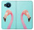 S3708 ピンクのフラミンゴ Pink Flamingo Nokia 8.3 5G バックケース、フリップケース・カバー