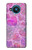 S3710 ピンクのラブハート Pink Love Heart Nokia 8.3 5G バックケース、フリップケース・カバー
