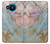 S3717 ローズゴールドブルーパステル大理石グラフィックプリント Rose Gold Blue Pastel Marble Graphic Printed Nokia 8.3 5G バックケース、フリップケース・カバー