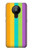 S3678 カラフルなレインボーバーティカル Colorful Rainbow Vertical Nokia 5.3 バックケース、フリップケース・カバー