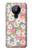 S3688 花の花のアートパターン Floral Flower Art Pattern Nokia 5.3 バックケース、フリップケース・カバー