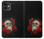 S3753 ダークゴシックゴススカルローズ Dark Gothic Goth Skull Roses iPhone 11 バックケース、フリップケース・カバー