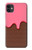 S3754 ストロベリーアイスクリームコーン Strawberry Ice Cream Cone iPhone 11 バックケース、フリップケース・カバー