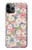 S3688 花の花のアートパターン Floral Flower Art Pattern iPhone 11 Pro バックケース、フリップケース・カバー