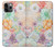 S3705 パステルフローラルフラワー Pastel Floral Flower iPhone 11 Pro Max バックケース、フリップケース・カバー