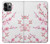 S3707 ピンクの桜の春の花 Pink Cherry Blossom Spring Flower iPhone 11 Pro Max バックケース、フリップケース・カバー