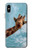 S3680 かわいいスマイルキリン Cute Smile Giraffe iPhone X, iPhone XS バックケース、フリップケース・カバー