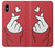 S3701 ミニハートラブサイン Mini Heart Love Sign iPhone X, iPhone XS バックケース、フリップケース・カバー