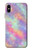 S3706 パステルレインボーギャラクシーピンクスカイ Pastel Rainbow Galaxy Pink Sky iPhone X, iPhone XS バックケース、フリップケース・カバー