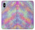 S3706 パステルレインボーギャラクシーピンクスカイ Pastel Rainbow Galaxy Pink Sky iPhone X, iPhone XS バックケース、フリップケース・カバー