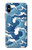 S3751 波のパターン Wave Pattern iPhone X, iPhone XS バックケース、フリップケース・カバー