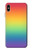 S3698 LGBTグラデーションプライドフラグ LGBT Gradient Pride Flag iPhone XS Max バックケース、フリップケース・カバー