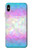 S3747 トランスフラッグポリゴン Trans Flag Polygon iPhone XS Max バックケース、フリップケース・カバー