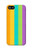 S3678 カラフルなレインボーバーティカル Colorful Rainbow Vertical iPhone 5 5S SE バックケース、フリップケース・カバー